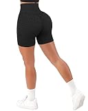 SOFITNIYA Womens High Waisted Seamless Biker Shorts Tummy Control Scrunch Butt Lifting Booty Workout
