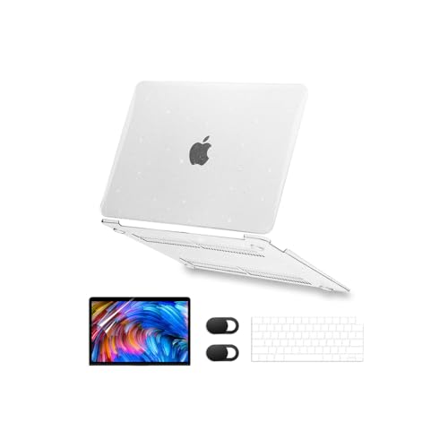 Kit Scintillant MacBook Pro 14 avec Coque et Housse Clavier de Bureau