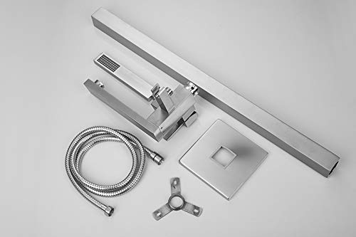 Ensemble de Douche en Nickel brossé Montage au Sol Modèle 51008