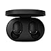 Xiaomi TWSEJ04LS Redmi Airdots Earphones, Bluetooth, Sweatproof, True Wireless Earbuds, Global Version - Black, Small