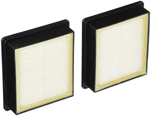 Fit on ProTeam 107315 HEPA Replacement Filter Twin Pack, HEPA Media Vacuum Filter, Super Coach Pro 10, Super Coach Pro 6, GoFree Flex Pro, and ProVac FS 6, White