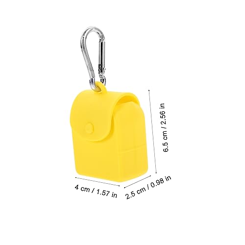 VANZACK 2Pcs Silicone Coin Storage Bag Earphone Case with Hook Reusable Pouch for Keys Coins and Items Soft Durable and Easy to Clean2