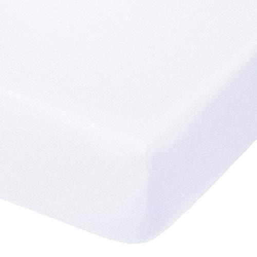 NTBAY NTBAY Microfiber Crib Fitted Sheet, 28 x 52, White