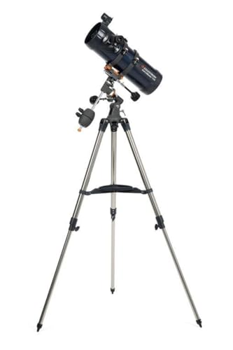 Image of Celestron 31042 AstroMaster 114 EQ Reflector Telescope with Basic Smartphone Adapter 1.25 inch Capture Your Discoveries