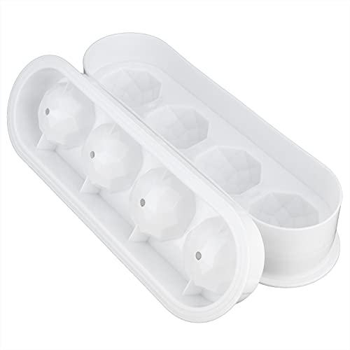 Molde para cubos de hielo con tapa 4 cuadras, 2 piezas miniatura 6