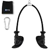 HXD-ERGO Tricep Rope with Ergonomic Handles, 36 Inch Tricep Pull Down Rope for Cable Machine, Pulley System, Triceps Rope Cable Attachment for Gym, Home
