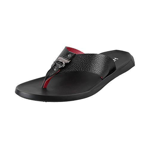 Image of Metro Men Leather Chappals (16-9444)