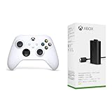 【純正品】Xbox ワイヤレス コントローラー (ロボット ホワイト) + 充電式バッテリー + USB-C ケーブル セット