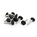 Lon0167 New M4x20mm Thread Featured 14mm Dia Plastic Reliable Efficacy Straight Round Knurled Grip Clamping Knob 10pcs(id:c8a dd d9 777)