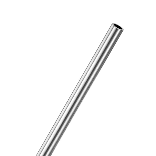 M METERXITY 300mm 304 Edelstahlrohr, 12mm Außendurchmesser 1,5mm Wandstärke Nahtloses Edelstahlrohr für Bau/Maschinenbau/DIY-Basteln, Metallgerades Rohr [12x0.06x12IN]