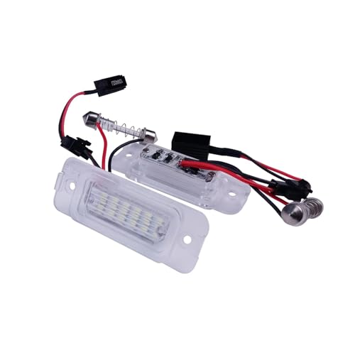 Luz Placa Matrícula LED evita multas por bombilla fundida en Benz W164 W251 2