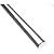 1/2" Wide by 1/4" High - Clear Acrylic Frameless Shower Threshold - 35 in long