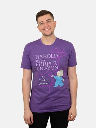 Harold and The Purple Crayon by Crockett Johnson Adult T-Shirt - Unisex Shirt for Book Lovers2