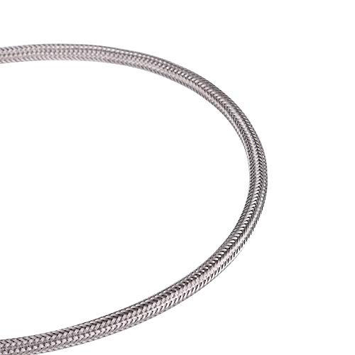 Kick Down Cable, Stainless Steel Braided Kick Down Cable Transmission Detent Kickdown For Ford C6 #TOP4