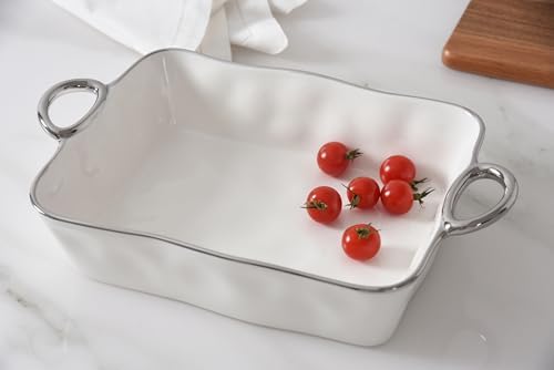 Pampa Bay Handle with Style, 11" x 9" Rectangular Baking Dish, 14.75" x 9" x 3"