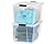 IRIS USA 2-Pack Storage Bins with Lids, 72 Quart, Made in USA Stackable See-Through Organizing Solution Latches Durable Nestable Containers Secure Pull Handle, BPA-Free Plastic