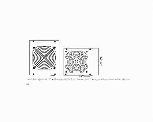 SST-ST40F-ES230 - Alimentatore per PC Serie Strider Essential - Alimentatore - Immagine 20