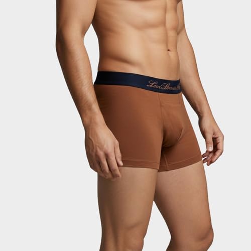 Image of Levi's Cotton Elite Trunk | Premium Men's Trunk Underwear | 4-Way Stretch | Outer Elastic Waistband | H-Pocket | Style 072 | Pack of 1