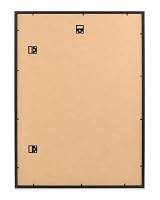 IDEAL TREND 3D Objektrahmen Bilderrahmen mit Passepartout & gehärtetem Glas Holz MDF Rahmen Foto Poster: Farbe: Schwarz | Format: 50x70 – Ansicht 4