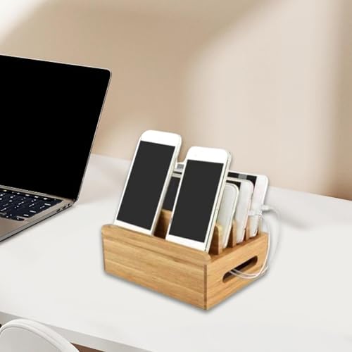 Boîte de rangement câbles et station multi appareils pour centraliser les téléphones fixes - 7