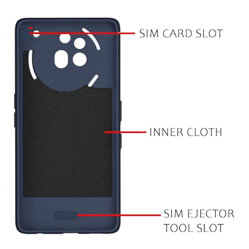 Image of Shockproof Case for Nothing Phone (3a) Pro 5G | Full Camera Protection | TPU Flexible Back Cover for Nothing Phone (3a) Pro 5G (Steel Blue)
