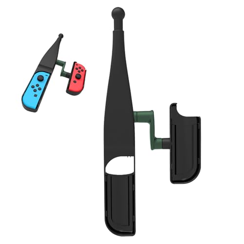 AiMok Caña de Pescar compatible con Nintendo Switch | Kit de Pesca para Controles Joy-Con | Accesorios para Pescar con Joy-Con de Switch