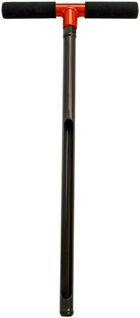 AMS 401.022 7/8" X 21" Powder Coated Soil Probe w/Handle, 5/8" Thread. Soil Sampling Probe, T-Handle Soil Sampler Probe, Soil Probe for Soil Sampling