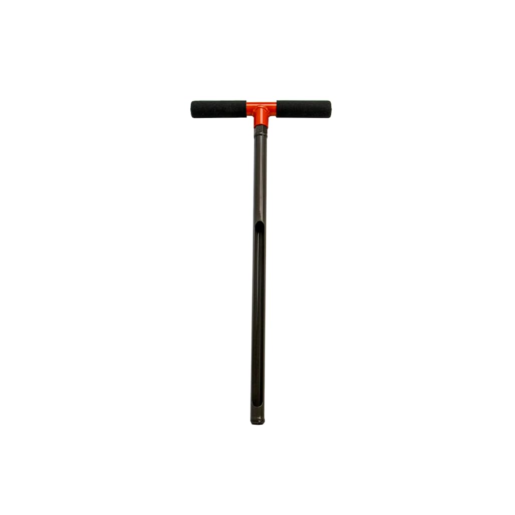 AMS 401.022 7/8" X 21" Powder Coated Soil Probe w/Handle, 5/8" Thread. Soil Sampling Probe, T-Handle Soil Sampler Probe, Soil Probe for Soil Sampling