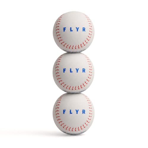 FLYR Balles baseball mousse 3 pack entraînement régulation