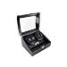 Scatola di rotazione dell'orologio Watch Winder Agitare tabella dei dispositivi LED Motor Box agitatore meccanico Watch Winder High-End collezione di orologi di sicurezza della piattaforma girevole de