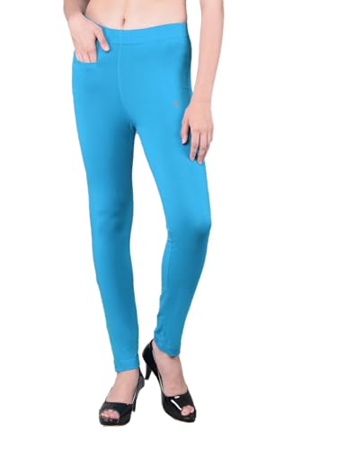 Image of Comfort Lady Women Cotton Blend Regular Fit for Casual,Formal and Daily Use Kurti Pants with Front Pocket