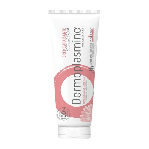 Dermoplasmine Crema Lenitiva Boiron – Crema Lenitiva alla Calendula Biologica per Pelle Sensibile, Arrossata e Irritata, Idratante Protettiva, 100% Naturale, Crema per Viso e Corpo Senza Profumo, 70g