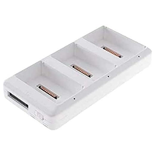 DJI Phantom Part 8 - Multiple Battery Charger Compatible with DJI Phantom 4 Smart Drone Batteries, Charging Hub, Charges Up to 3 Batteries Simultaneously, Power Supply Not Included
