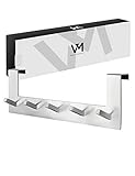 𝗗𝗨𝗥𝗖𝗛𝗗𝗔𝗖𝗛𝗧 𝗕𝗜𝗦 𝗜𝗡𝗦 𝗞𝗟𝗘𝗜𝗡𝗦𝗧𝗘 𝗗𝗘𝗧𝗔𝗜𝗟 - 100% Schutz für Ihre Tür, dank der Anbringung von Schaumstoff auf der kompletten Rückseite. Mit flexibler Befestigungsmöglichkeit durch das intelligente Langloch Design. Außerdem ermöglicht das einzigartige Türhaken Design einen optimalen Halt auch für große Handtücher.