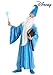 Adult Merlin Costume | Disney's The Sword in The Stone Wizard Merlin Costume Blue Robe with Beard and Hat X-Large