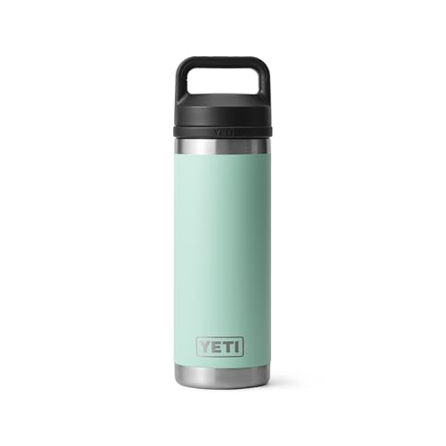Image of YETI Rambler 18 oz Bottle, Vacuum Insulated, Stainless Steel with Chug Cap, Seafoam