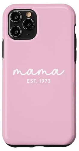 Mama Est 1973 �J�X�^���}�} �p�[�\�i���C�Y ��̓� �J�X�^�}�C�Y�� �X�}�z�P�[�X iPhone 11 Pro �p