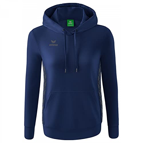 Sweat à Capuche Femme Erima Essential avec poche kangourou et cordon