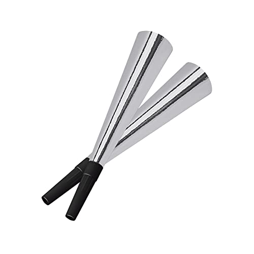 Beistle 100 Piece Sparkling Silver Happy New Year’s Eve Noisemaker Horns Birthday Party Favors Blowouts