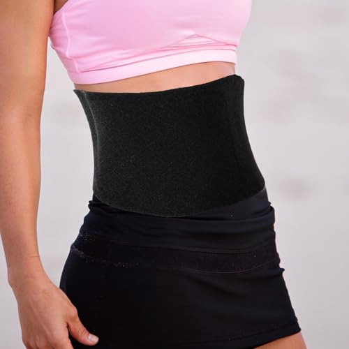 Faja lumbar ajustable Wakauto con felpa blanca y protección térmica miniatura 3