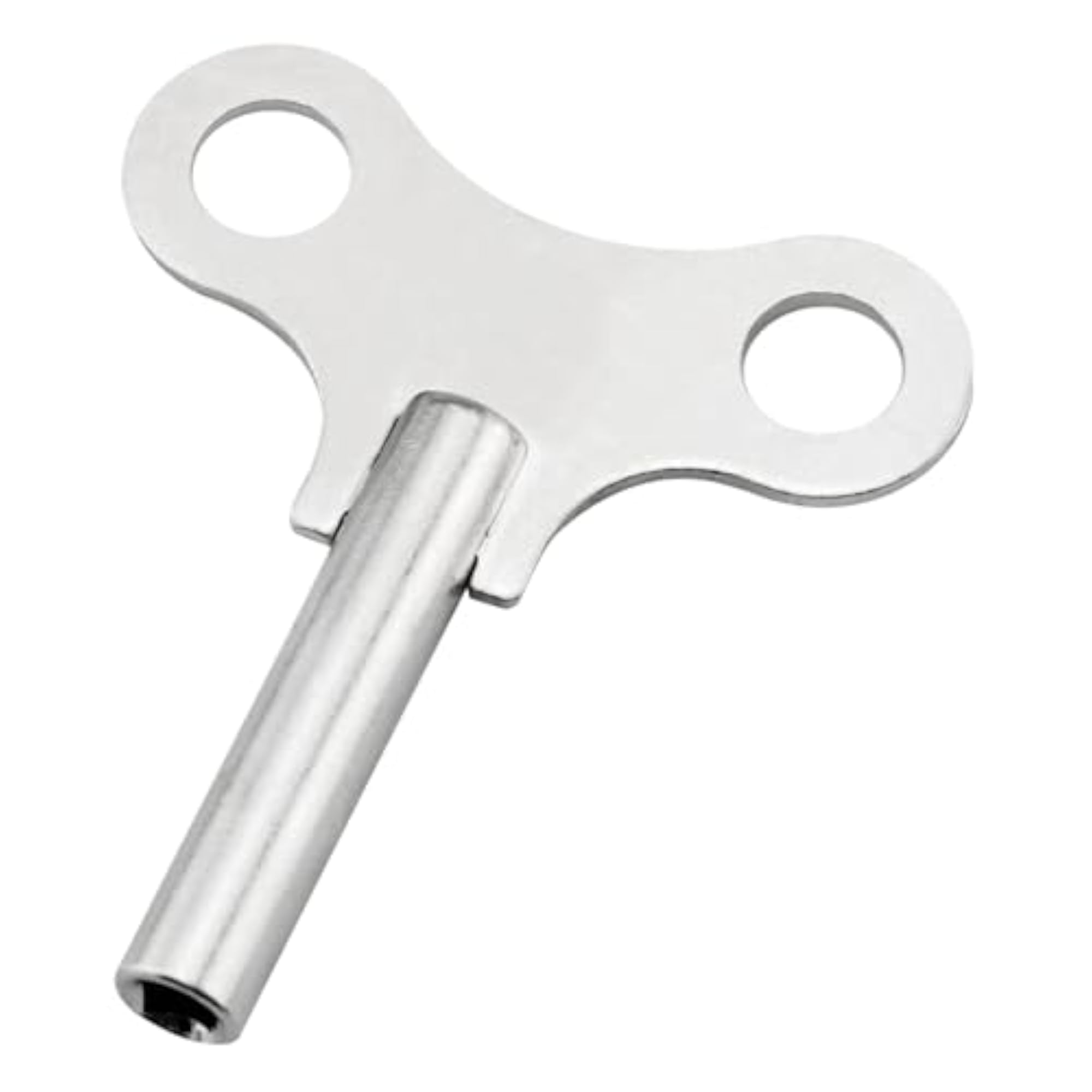 Ergonomic Clock Winding Key for Mechanical Clocks, White