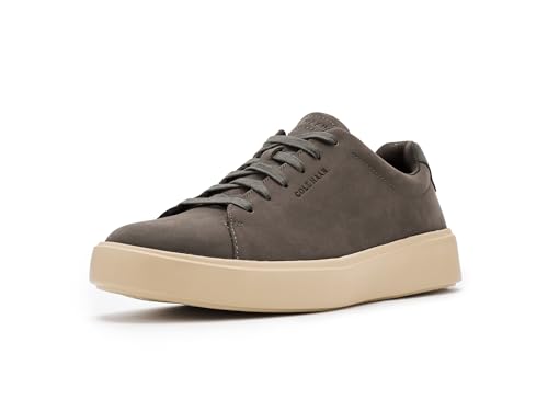 Cole Haan Men's Shoes - Grand Crosscourt Traveler Sneaker, Deep Olive Nubuck/Raven, 10.5-M US