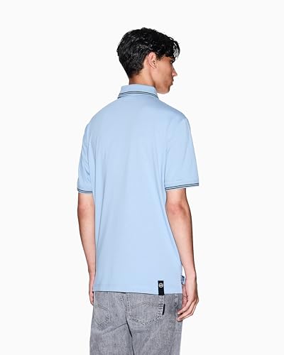 Armani Exchange Polo para Hombre con Logo de Texto Pequeño miniatura 5