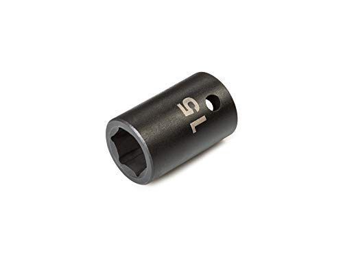 Image of TEKTON 1 /2 Inch Drive x 15 mm Shallow 6-Point Impact Socket | SID22115