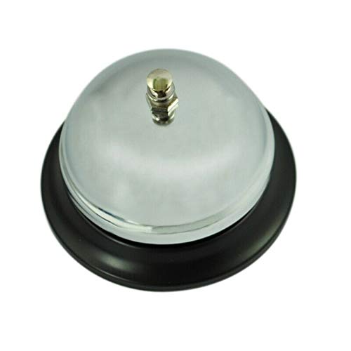 ELECTROPRIME Classic Service Concierge Hotel B & B Desk Call Steel Bell M5N8