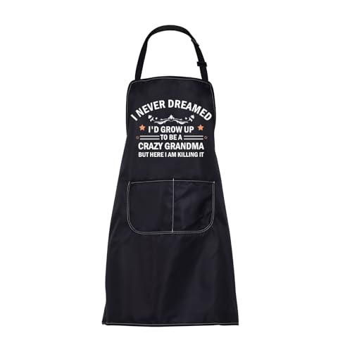Tablier de grand-mère BNQL imperméable : le cadeau amusant taille unique pour la cuisine