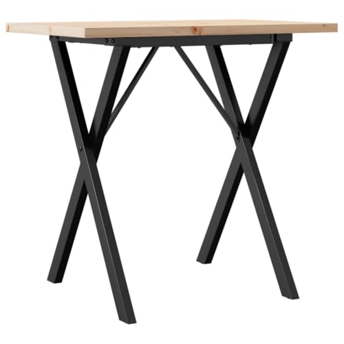 Table à manger avec structure en X : la solution gain de place pour vos repas dans les petits espaces