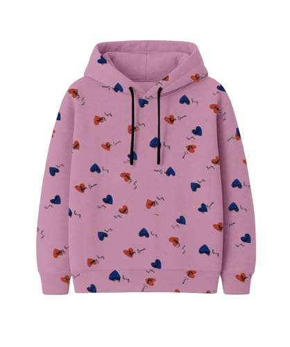 Image of Kids Hoodie Sweatshirt - Soft Cotton Hooded Winter Wear for Boys & Girls | Warm Stylish Pullover| Casual Kids Clothing for 2-16 Years - Comfortable Trendy Winter Hoodie for Children