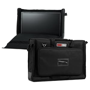 Gator Cases gepolsterte Nylon-Tragetasche für den Transport von LCD-Bildschirmen, Monitoren und Fernsehern zwischen 19" - 24"; (G-LCD-TOTE-SM)