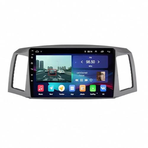 Autoradio portátil 2 DIN para Fiat Tipo con Android Auto y pantalla táctil de alta resolución